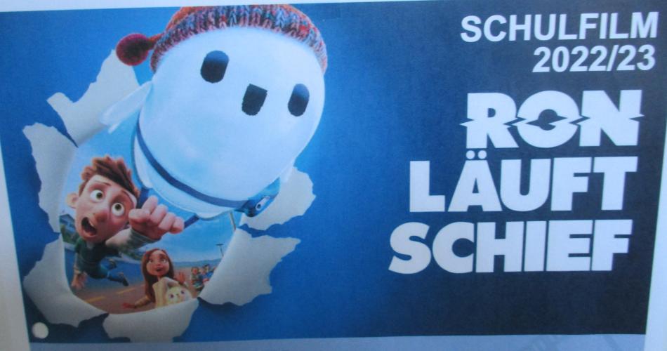 Plakat Schulfilm "Ron läuft schief"