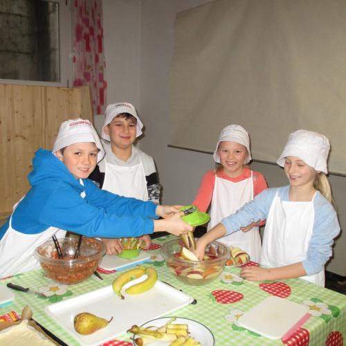 Zubereiten der Jause