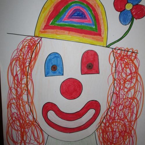 Bild eines Clowns