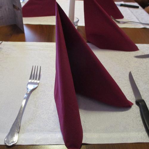 Besteck mit Serviette