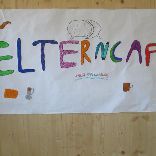 Schild Elterncafe