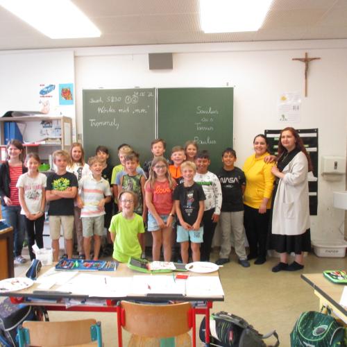 Gruppenbild in der Klasse