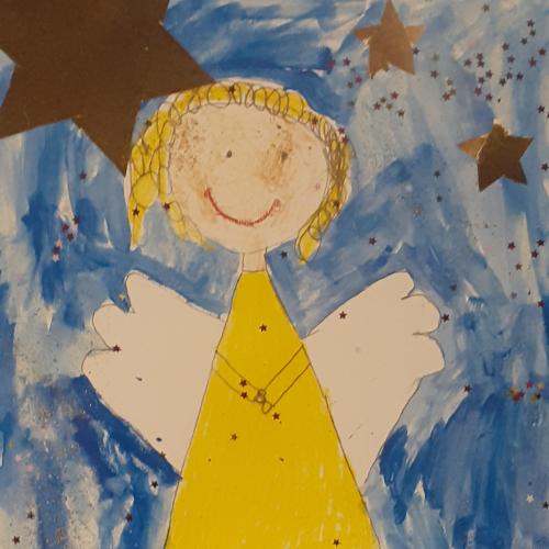 Zeichnung Engel, Siegerbild