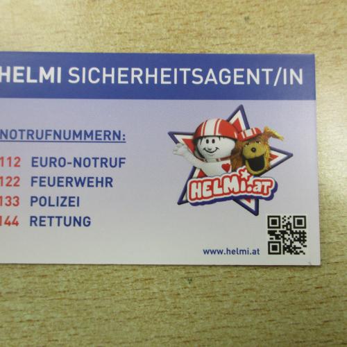 Ausweis Helmi Sicherheitsagent