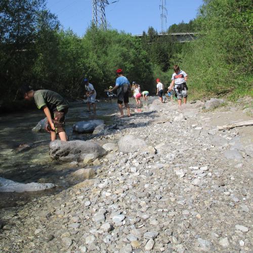 Kinder am Zwieselbach