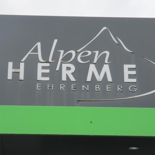 Schild Alpen Therme Ehrenberg