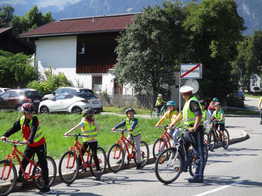Schüler bei der Übung