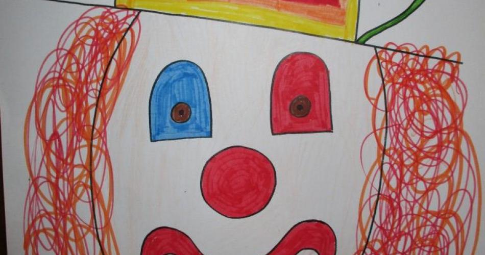 Bild eines Clowns
